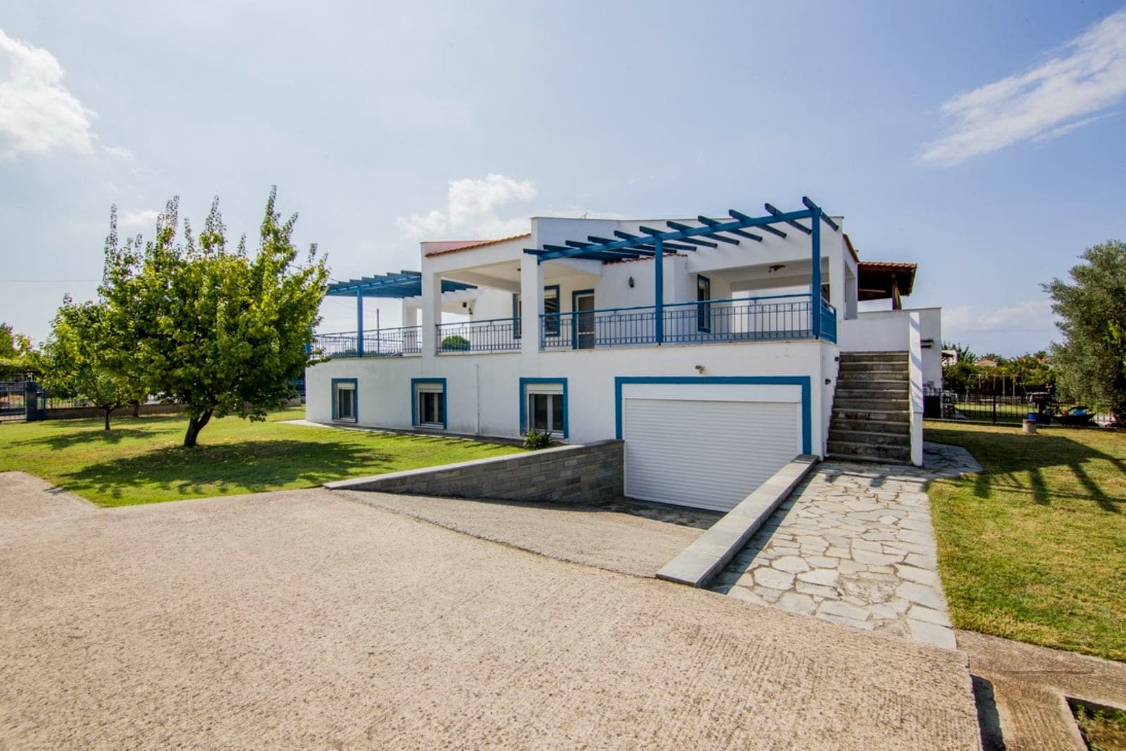 Greek Blue Holiday Mansion :: 24/7 Video Security